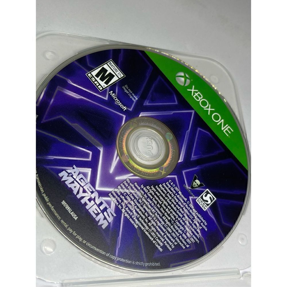 Agents of Mayhem Microsoft Xbox One disc only